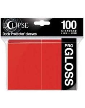 Ultra Pro Eclipse Gloss Standard Sleeves Apple Red