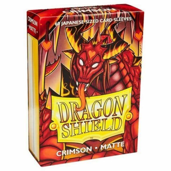 Arcane Tinmen Dragon Shield Crimson Matte 60 Japanese