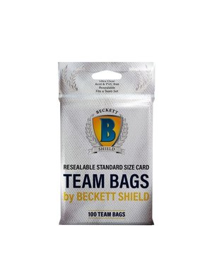 Beckett Shield Beckett Shield Resealable Standard Size Card Team Bags (100 Pack)