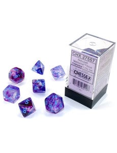 Chessex Nebula Nocturnal/blue Polyhedral 7-Die Set