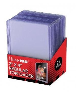 Ultra Pro 3" x 4" Clear Regular Toploader (25-Count)