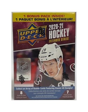  2020/21 Upper Deck Extended Series Hockey 7-Pack Blaster Box