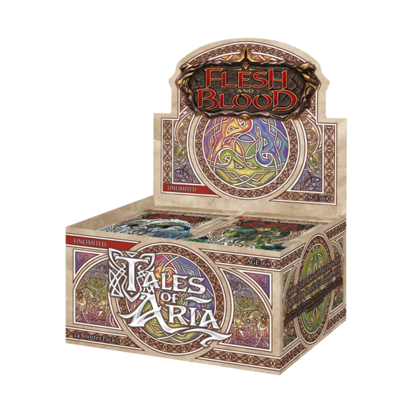 Legend Story Studios Flesh and Blood TCG Tales of Aria Unlimited Booster Display