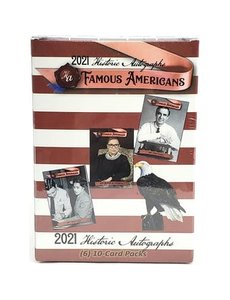 Historic Autograph Company 2021 Historic Autographs Famous Americans 6-Pack Blaster Box