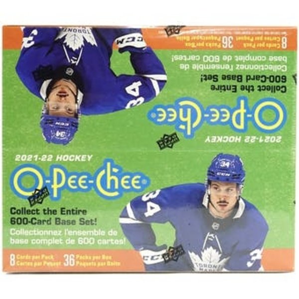 Upper Deck 2021/22 Upper Deck O-Pee-Chee Hockey Retail Box