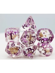 Foam Brain Purple Koi Fish RPG Dice Set