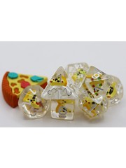 Foam Brain Pizza RPG Dice Set