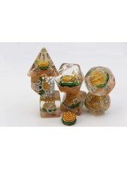 Foam Brain Hamburger RPG Dice Set