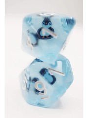 Foam Brain Frozen Penguin RPG Dice Set