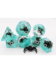 Foam Brain Blue Tarantula RPG Dice Set