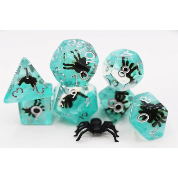 Foam Brain Blue Tarantula RPG Dice Set