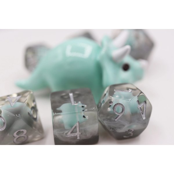 Foam Brain Baby Triceratops RPG Dice Set