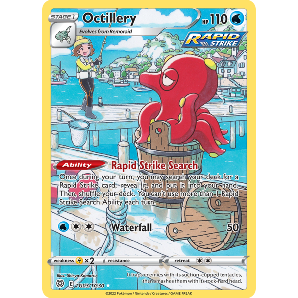 Pokemon Octillery (TG03) Lightly Played