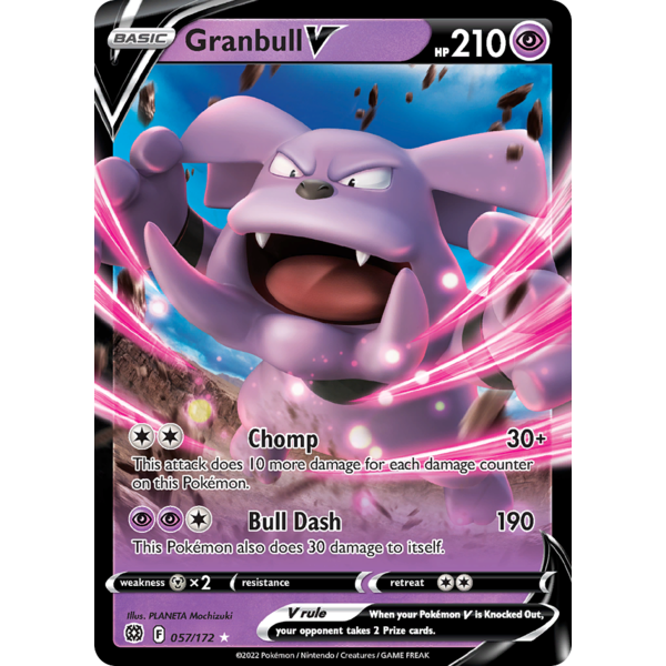 Pokemon Granbull V (057) Lightly Played