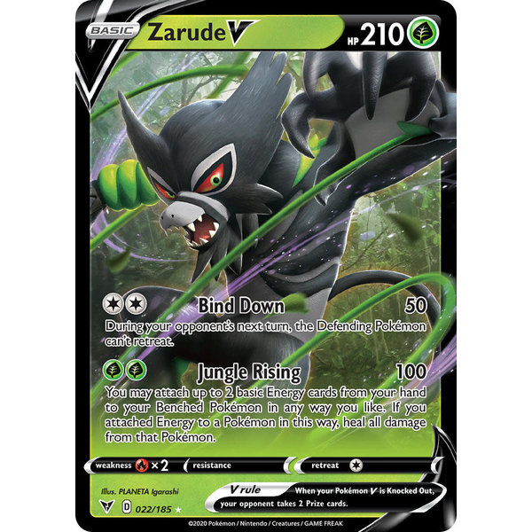 Pokemon Zarude V (022) Lightly Played