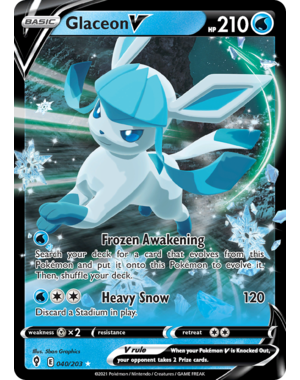 Pokemon Glaceon V (040) Lightly Played