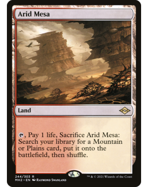 Magic: The Gathering Arid Mesa (244) Lightly Played