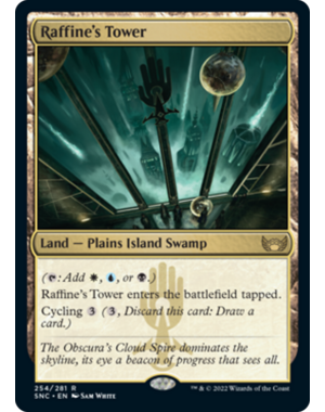 Magic: The Gathering Raffine's Tower (254) Lightly Played Foil