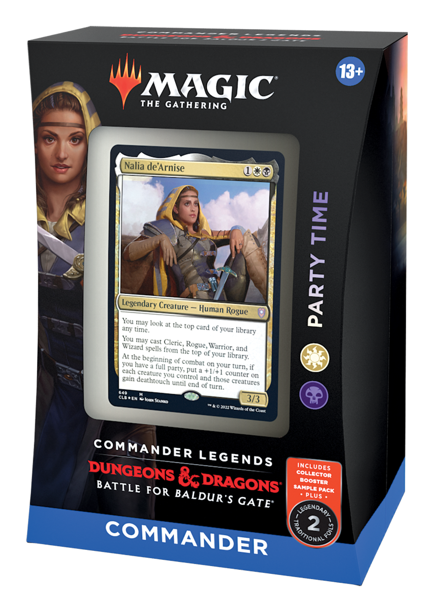 Magic: The Gathering Commander Legends: Battle for Baldur's Gate - Party  Time Commander Deck