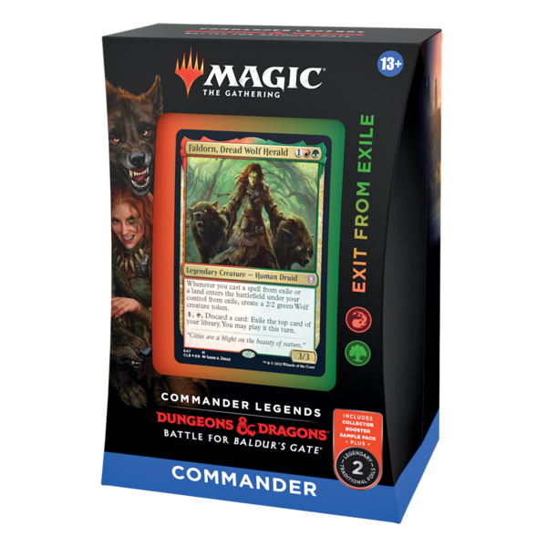 Magic: The Gathering Commander Legends: Battle for Baldur's Gate - Exit from Exile Commander Deck