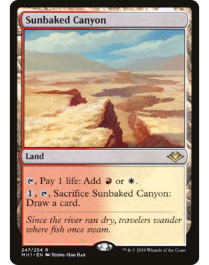 Wizards of The Coast Sunbaked Canyon (247) Lightly Played