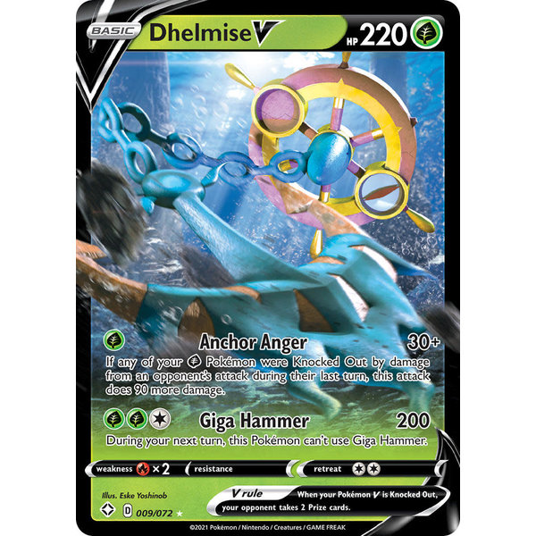 Pokemon Dhelmise V (009) Lightly Played