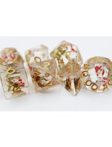 Foam Brain Red Koi Fish RPG Dice Set