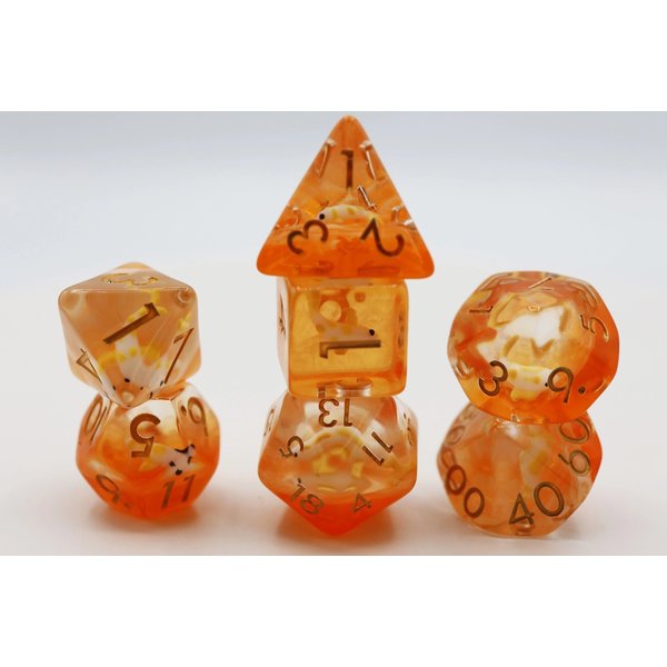 Foam Brain Golden Koi Fish RPG Dice Set