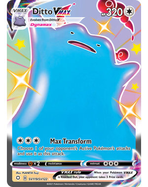 Pokemon Ditto VMAX (SV119) Lightly Played