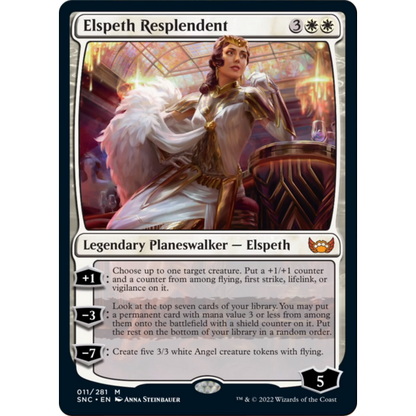 Magic: The Gathering Elspeth Resplendent (011) Lightly Played