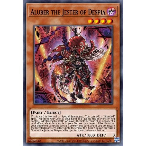 Konami Aluber The Jester of Despia (GFP2-EN097) 1ST Lightly Played