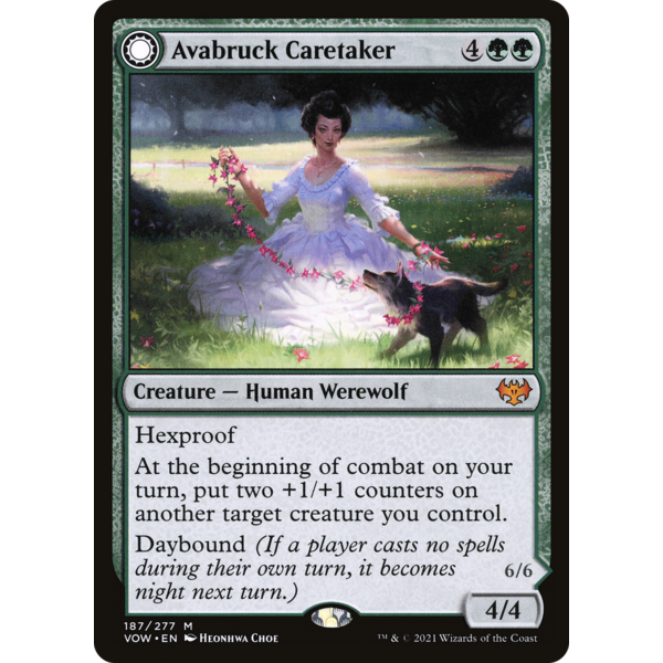 Magic: The Gathering Avabruck Caretaker (187) Lightly Played