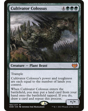 Wizards of The Coast Cultivator Colossus (195) Lightly Played