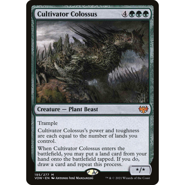Wizards of The Coast Cultivator Colossus (195) Lightly Played