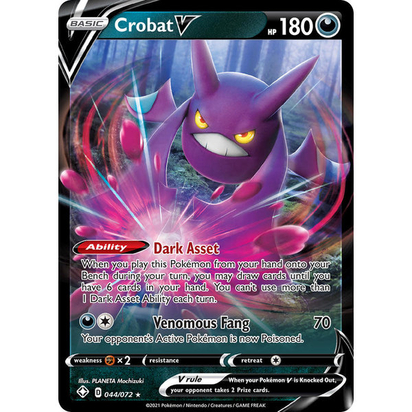 Pokemon Crobat V (044) Lightly Played