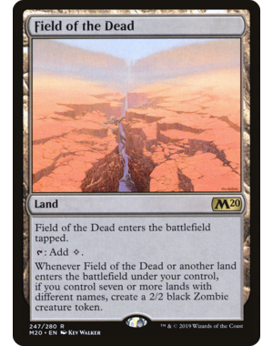 Magic: The Gathering Field of the Dead (247) Lightly Played