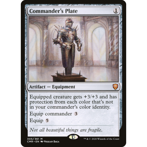 Magic: The Gathering Commander's Plate (305) Lightly Played