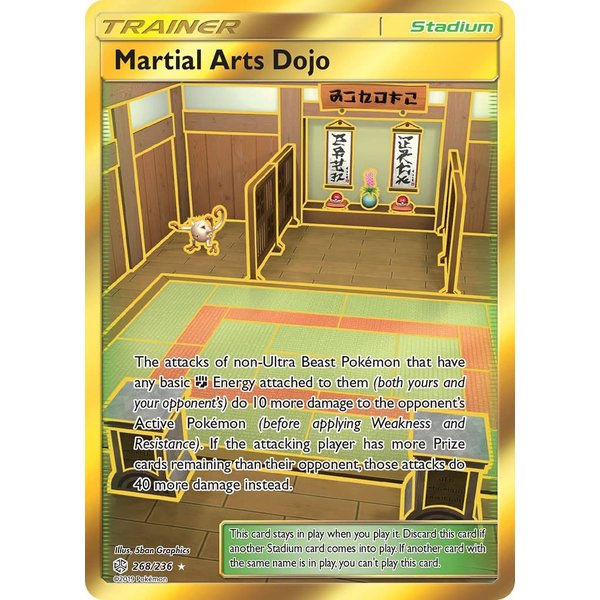 Pokemon Martial Arts Dojo (Secret) (268) LP