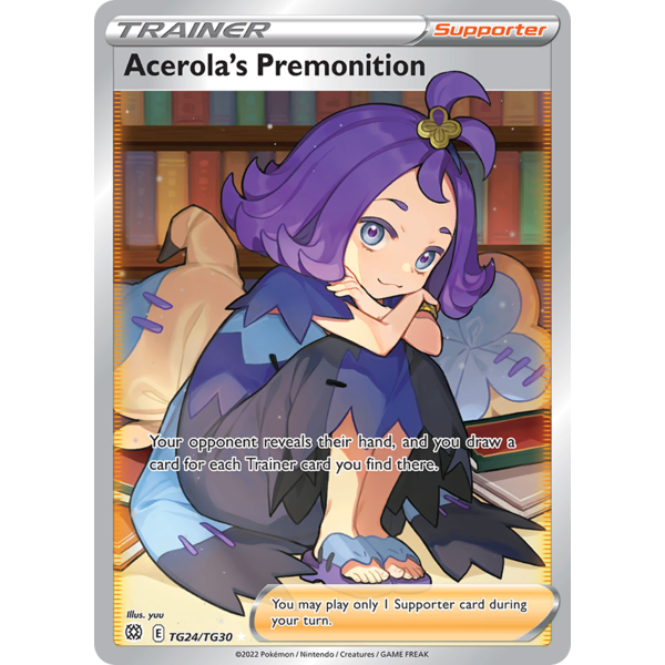 Pokemon Acerola's Premonition (TG24) LP