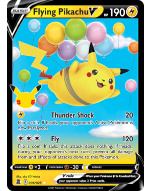 Pokemon Flying Pikachu V (006) Lightly Played