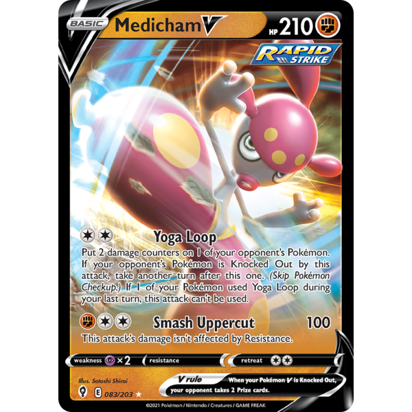 Pokemon Medicham V (083) Lightly Played