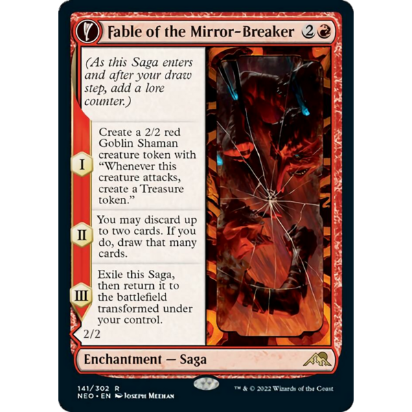 Magic: The Gathering Fable of the Mirror-Breaker (141) Lightly Played Foil