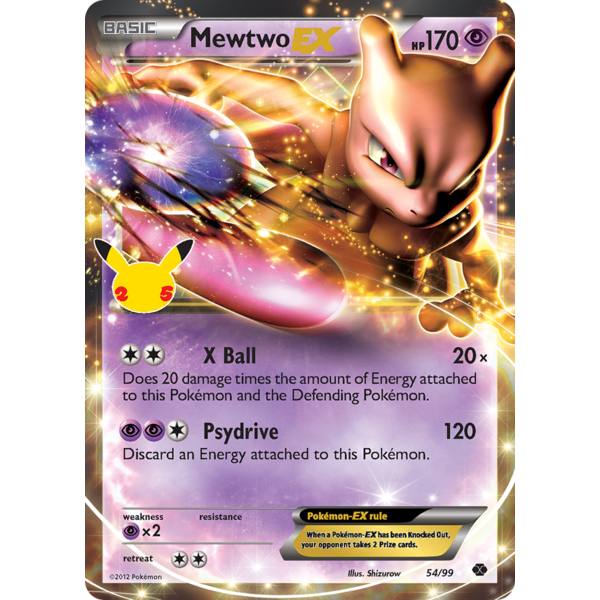 Pokemon Mewtwo EX (054) LP