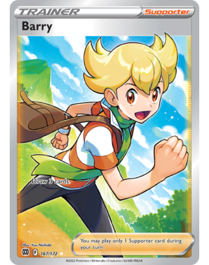 Pokemon Barry (Full Art) (167) Lightly Played