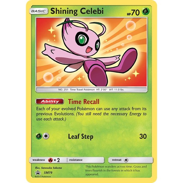 Pokemon Shining Celebi (SM79) DMG