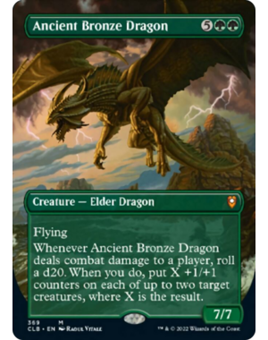 Wizards of The Coast Ancient Bronze Dragon (Borderless) (369) Lightly Played