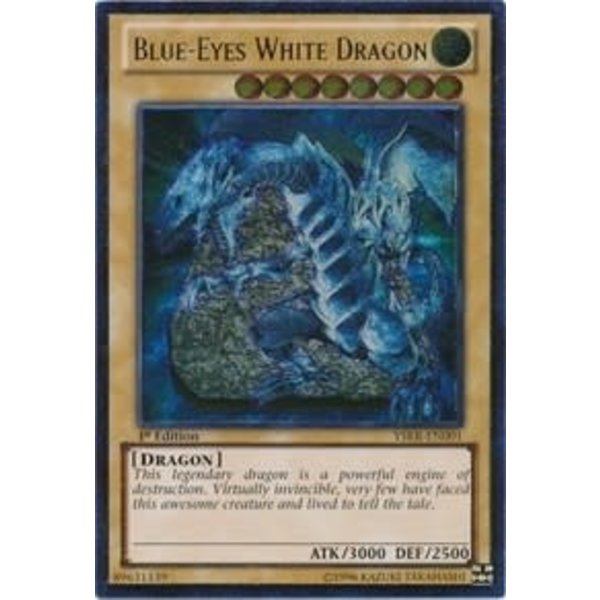 Konami Blue Eyes White Dragon (UTR) (YSKR-EN001) UNL Lightly Played