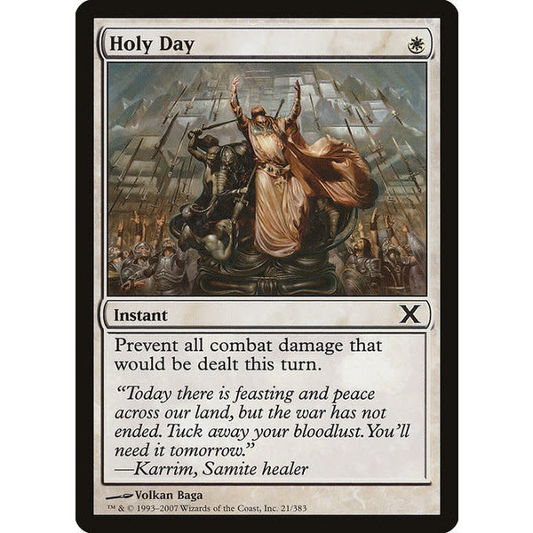 Magic: The Gathering Holy Day (021) Lightly Played