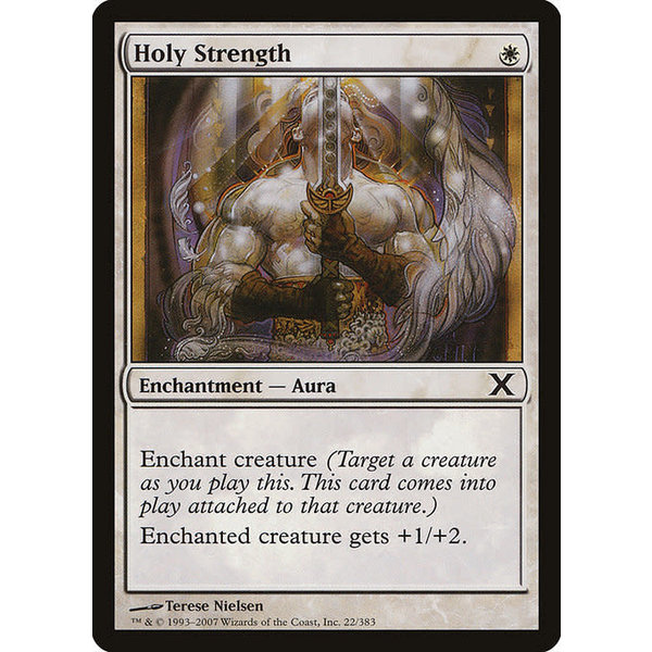 Magic: The Gathering Holy Strength (022) Lightly Played