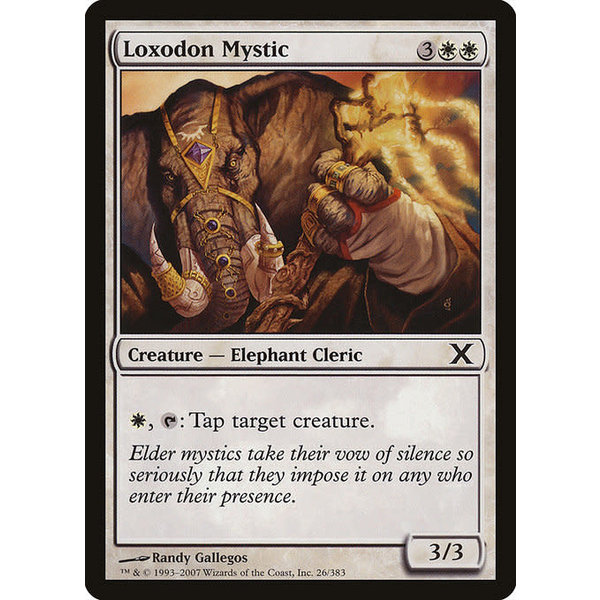 Magic: The Gathering Loxodon Mystic (026) Lightly Played